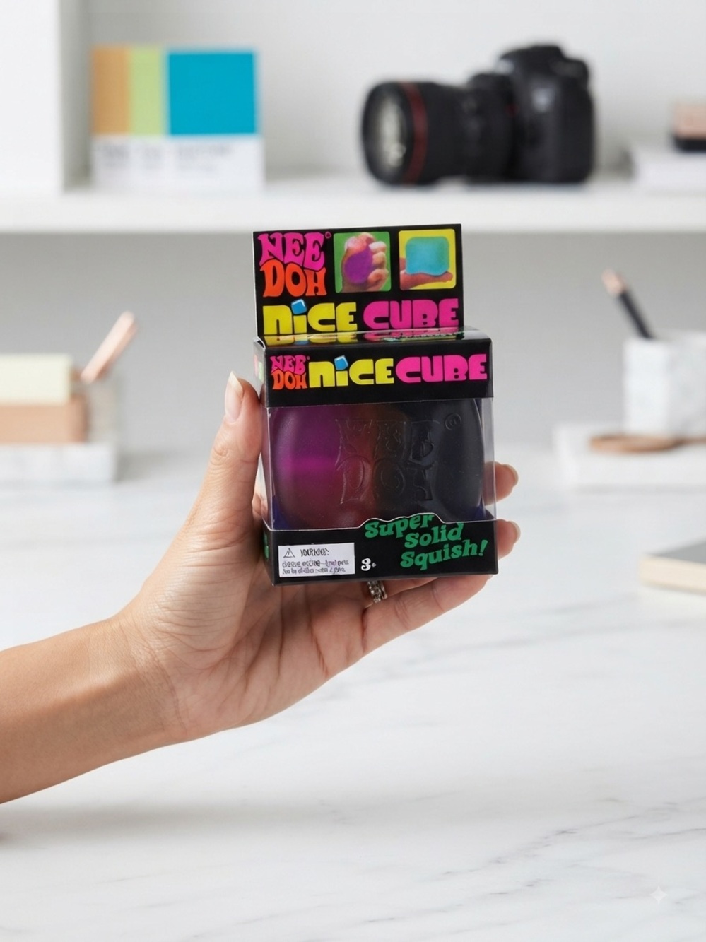 Nice Cube Needoh feel Super Solid Squish - Rainbow